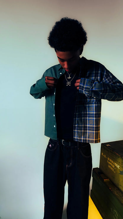 776 - HALF FLANNEL BUTTON-UP