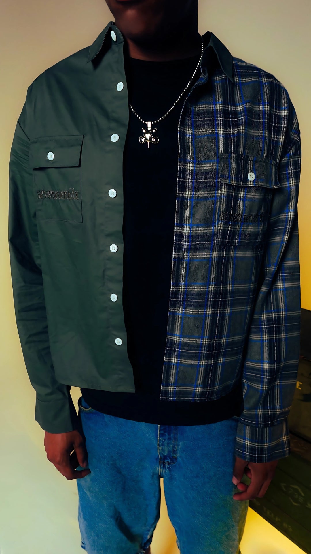 776 - HALF FLANNEL BUTTON-UP